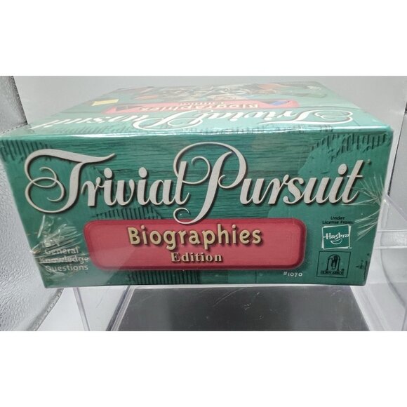 NEW Trivial Pursuit Game Expander Set Biographies Edition Vintage New Sealed - Picture 3 of 6